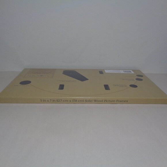 SOLID WOOD PICTURE FRAMES by Old Town / New / 3 Pack / Black / 5 x 7 Inches - Picture 11 of 15